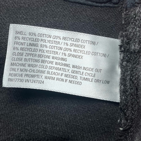 Wild Fable Black Denim Crop Top size Medium - Picture 11 of 11